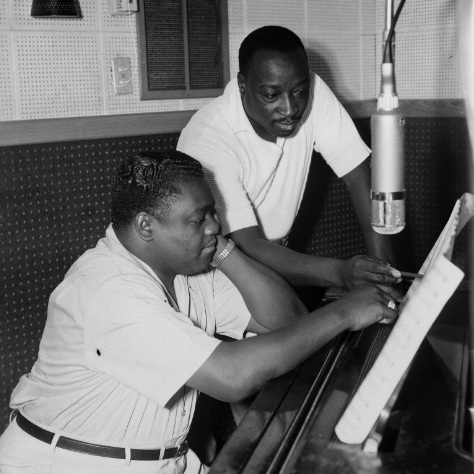 Rock and Roll Hall of Famers Dave Bartholomew and Fats Domino