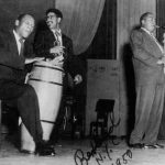 Candido with Charlie Parker and Dizzy Gillespie